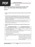 Software Engineering Practical 1 To 10