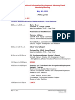 OIDAP Public Agenda - May 2011