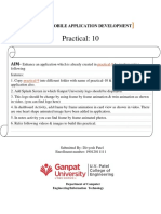 Divyesh Patel - Practical-10 - MAD