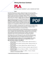 Mining (Misc) - Model Form Mining Services Contract (v4) (AMPLA 2013) En-Déverrouillé