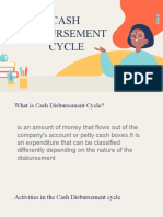 Cash Disbursement Cycle