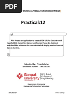 Practical:12: 2ceit509 Mobile Application Development
