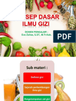 KONSEP DASAR ILMU GIZI (Pertemuan 1)