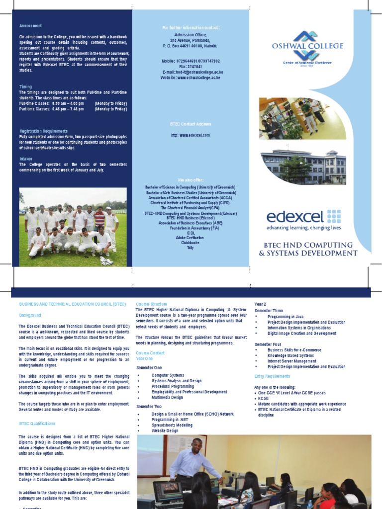 Btec Computing 2016 Pdf Vocational Education Educational