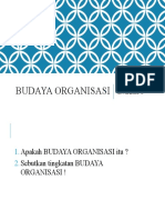 Evaluasi 6 Budaya Organisasi