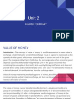 Monetary Economics-Unit 2