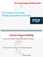 Supervised Learning Networks: Perceptron and Backpropagation
