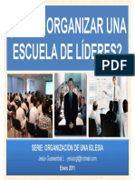 Como Organizar Una Escuela de Lideres