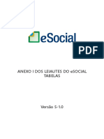 Leiautes Do ESocial S-1.0 - Anexo I - Tabelas (1)