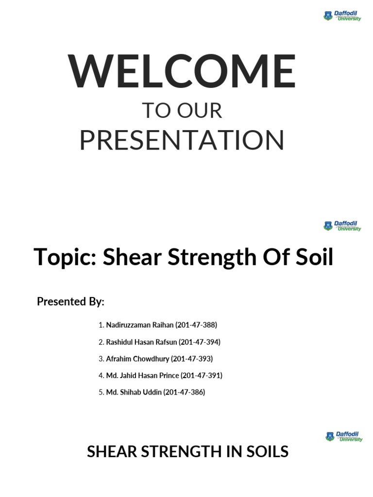 Shear Strength of Soil Explained | PDF | Strength Of Materials ...