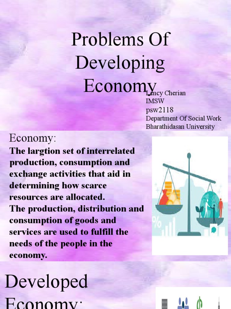 Challenges in Developing Economies | PDF | Developing Country | Economies