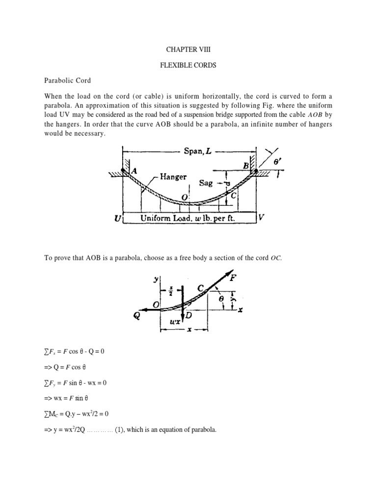 Flexible Cords | PDF | Analytic Geometry | Geometry