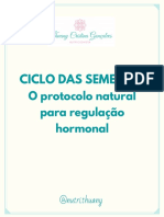 Regulação hormonal com ciclo de sementes