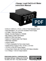 PD691 Strain Gauge, Load Cell & MV Meter Instruction Manual: Precision Digital Corporation