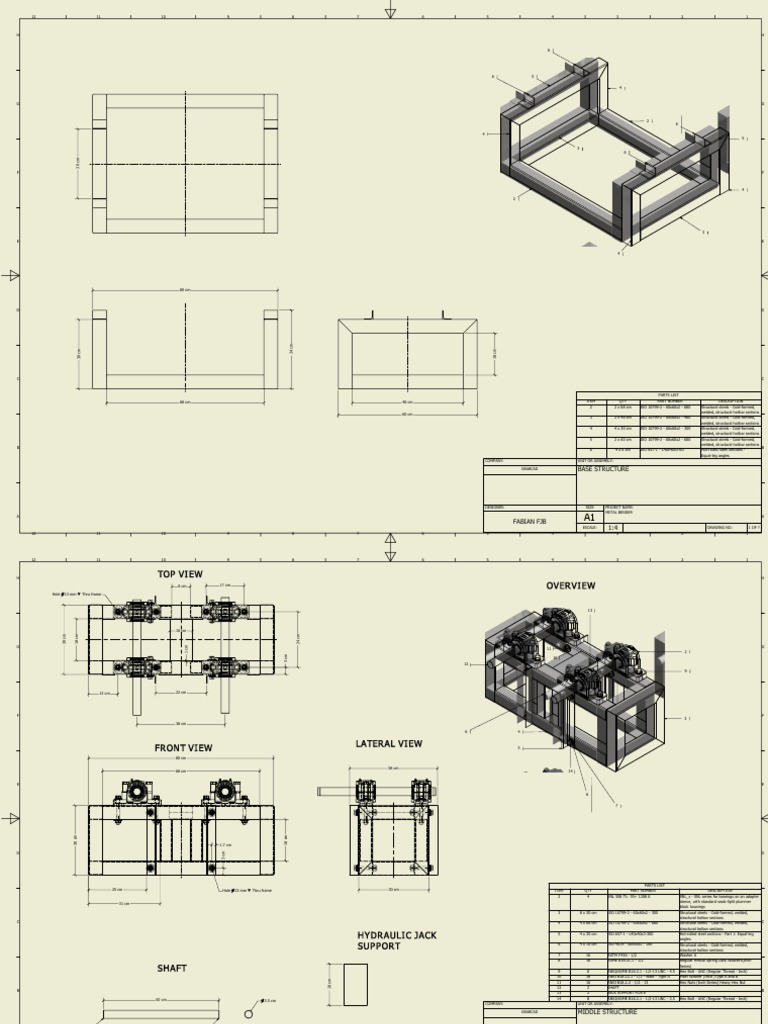 Metal Bender Parts List Overview | PDF | Screw | Machines