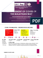 Management of Covid-19 The Malaysian Way: Prof DR Muhammad Syukri Salleh