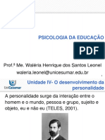 Psicologia Da Educação I Unidade Iv