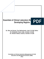 Essentials of Clinical Laboratory Management in Developing Regions