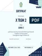 Xtbsm2: Sertifikat