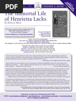 Download Teachers Guide THE IMMORTAL LIFE OF HENRIETTA LACKS by Rebecca Skloot by RandomHouseAcademic SN54604830 doc pdf