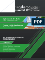 B2B Summit 2011 Sponsorship Package