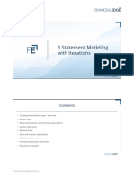 3 Statement Modeling With Iterations Summary