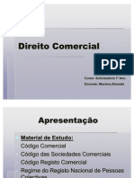 Direito Comercial - PPT Solicitadoria Aula 1