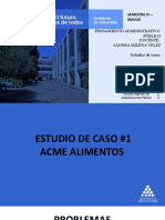 Caso Acme Alimentos: Problemas y soluciones