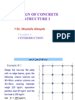 Design of Concrete Structure I: Dr. Mustafa Altayeb