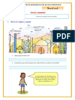 Nuestra Comunidad: 1. Observa Las Imágenes y Responde