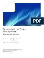 Sustainability in Project Management:: Eight Principles in Practice