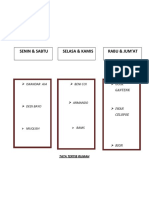 Jadwal Piket