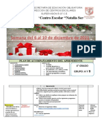 4° A y B - 6 Al 10 Dic 21 - Plan de Acompañamiento Del Aprendiente