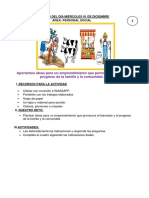 Actividad Del Dia Miércoles 01 de Diciembre