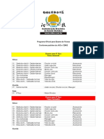 Programa Oficial para Exame de Faixas. Conforme padrões da JKS e CBKS. Exame para 6º Kyu Faixa Amarela - PDF Download grátis