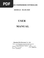 User Manual: Screw Air Compressor Controller