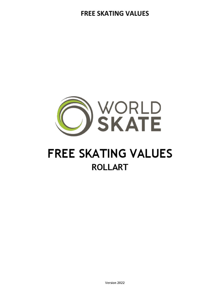 Free Skating Values 2022 PDF Figure Skating Ice Sports