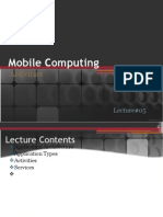 Mobile Computing: Activities
