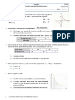 Funções - Função de Proporcionalidade Inversa