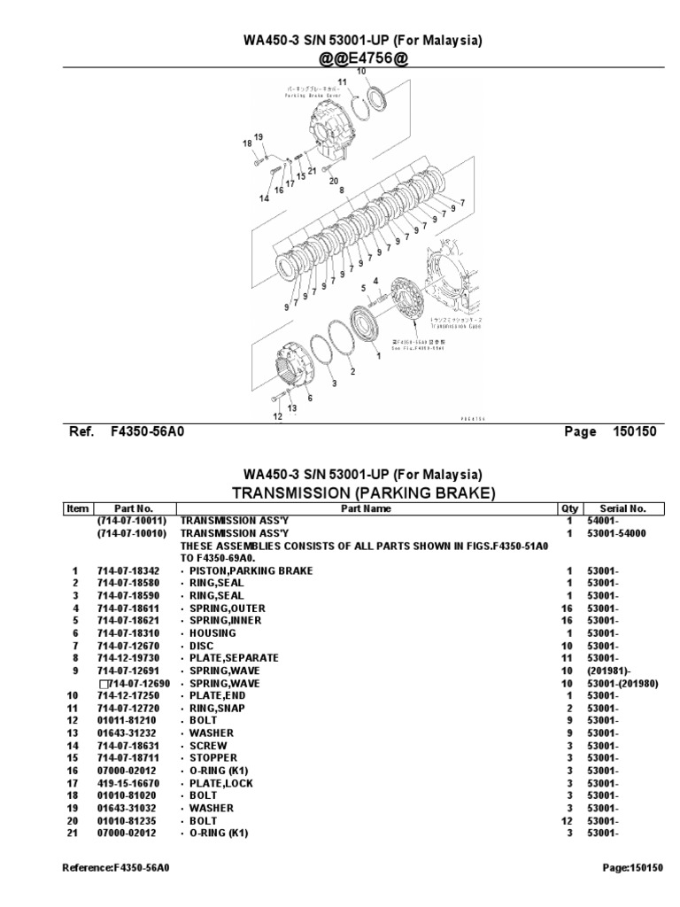 Transmission Parking Brake PDF Vehicle Parts Tools