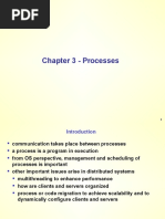 Distributed Systems Chapter 3-Processes