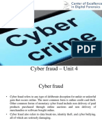 Cyber Fraud - Unit 4