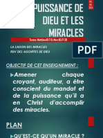 La Puissance de Dieu Et Les Miracles PDF