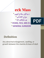 Neck Mass:) (Ficms, Fics, MB CH B General Surgeon