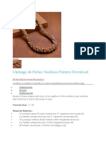 Melange de Perles Necklace Pattern Download: Be The First To Review This Product
