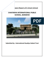 E-Smart School Project Report for Rural Education Upliftment