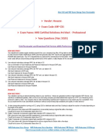 (Mar-2020) AWS Certified Solutions Architect - Professional (SAP-C01) Exam Dumps