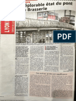 Article Le PROGRES Pont de Lyon