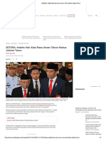 SETARA_ Indeks Hak Atas Rasa Aman Tahun Kedua Jokowi Turun