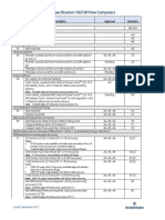 Model Specification: FB2100 Flow Computers: Issued: September 2017